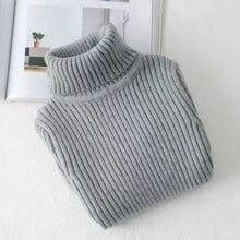 Load image into Gallery viewer, New Sweater Kids Sweaters Autumn Girls Turtleneck Sweaters 1-9Yrs Baby Boys Pullover Winter Knitted Bottoming Boys Sweaters
