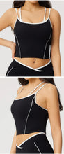Load image into Gallery viewer, Breathable Sports Bra Women Shockproof Fitness Tops Push Up Gym Crop Top Brassiere Sport Bras Gym Workout Top Running Yoga Bra
