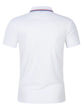 Load image into Gallery viewer, 2025 Hot Sale Men's Summer Casual Breathable Comfortable Polo Shirt Men's Solid Color High Quality Short Sleeve T-Shirt
