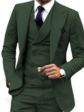 Load image into Gallery viewer, Slim Fit Three-Piece Wedding Suit
