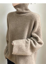 Load image into Gallery viewer, Elegant Merino Turtleneck Knit Sweater
