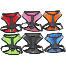 Load image into Gallery viewer, Cat Dog Harness with Lead Leash Adjustable Vest Polyester Mesh Breathable Harnesses Reflective Sti for Small Dog Cat Accessories
