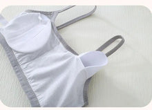 Load image into Gallery viewer, 1PC Cotton Teenagers Girls Training Bras Solid Developmental Girls Sports Bras Soft Brassiere Kids Tank Tops Children Underwears
