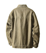 Load image into Gallery viewer, Vintage Cotton Cargo Shirt Jacket
