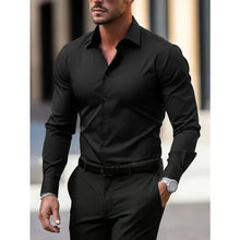 Load image into Gallery viewer, Smart Casual Elastic Shirt Men
