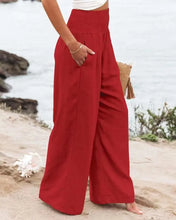 Load image into Gallery viewer, Drawstring Beach Wide Leg Pants
