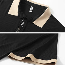 Load image into Gallery viewer, Plus Size Contrast Summer Polo
