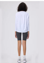 Load image into Gallery viewer, Yoga Long Sleeve Workout Top Running Clothes Physical Shirts &amp; Blouses Top Fitness Loose T-shirt Clothing Sportswear Woman Gym

