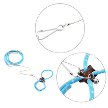 Load image into Gallery viewer, Pet Adjustable Soft Harness Bell Leash Set Mouse Hamster Ferrets Rat Pet Pig Leash Hamster Harness Rope Anti-bite Pet Walking
