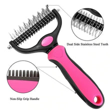 Load image into Gallery viewer, Pet Deshedding Brush Cat Comb Self Cleaning Hair Remover Grooming Tool for Dog and Cats De-Matting Comb Cleaning Pets Supplies
