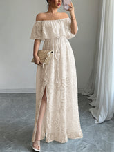 Load image into Gallery viewer, Boho Chic White Maxi Dress
