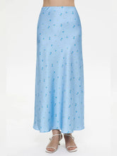 Load image into Gallery viewer, 2026 Satin Printed Skirts Women High Waist Long Skirts Summer Midi A-line Skirts Women Office Elegant Women's Loose Skirts
