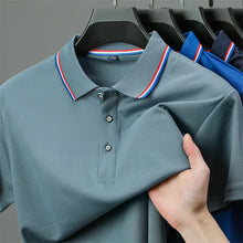 Load image into Gallery viewer, Men's Casual Solid Color Short Sleeve Polo Shirt  Summer Fashionable Comfortable Versatile Top for Men
