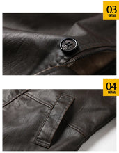Load image into Gallery viewer, Vintage Faux Leather Winter Coat
