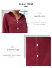 Load image into Gallery viewer, Cotton Button Down Pajama Set

