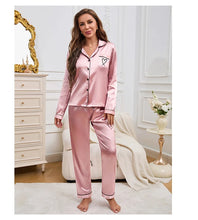 Load image into Gallery viewer, Embroidered Victorian Pajama Set
