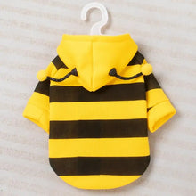 Load image into Gallery viewer, Bee Pet Puppy Coat Apparel Outfit Dog Hoodies Winter Warm Cat Cosplay Costume Holiday Outfit for Small Medium Dogs &amp; Cats
