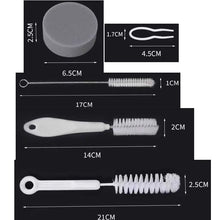 Load image into Gallery viewer, Cat Water Fountain Accessories Cleaning Brush Set for Pet Water Dispenser Pump Pipe Tube Bottle Cup Kettle Nozzles Cleaner Tools
