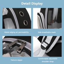 Load image into Gallery viewer, Pet Cat Carrying Bag Space Pet Backpacks Breathable Portable Transparent Backpack Puppy Dog Transport Carrier Space Capsule Bags
