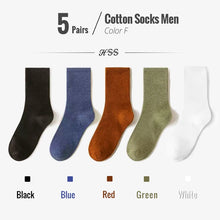 Load image into Gallery viewer, Combed Cotton Business Crew Socks
