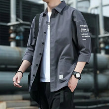 Load image into Gallery viewer, Harajuku Gothic Casual Shirt Men

