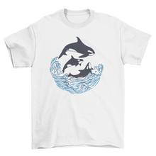 Load image into Gallery viewer, Killer whales t-shirt
