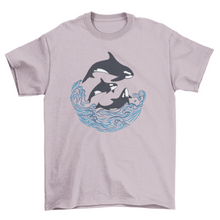 Load image into Gallery viewer, Killer whales t-shirt
