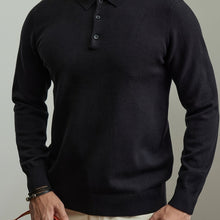 Load image into Gallery viewer, Button Lapel Knit Pullover
