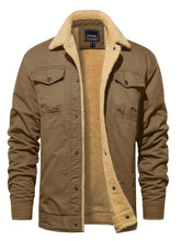 Load image into Gallery viewer, Men’s Cotton Cargo Winter Jacket
