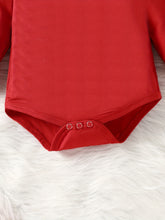 Load image into Gallery viewer, Baby Girl “My 1st Christmas” Winter Romper
