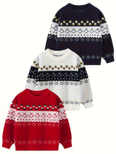Load image into Gallery viewer, Geo Trio Knit Pullovers
