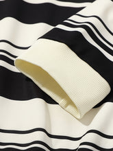 Load image into Gallery viewer, Stripe Knit Polo Top
