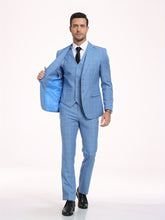 Load image into Gallery viewer, Plaid Double Trio Suit
