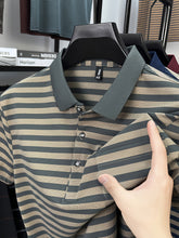 Load image into Gallery viewer, Striped Pocket Polo
