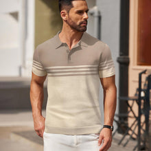 Load image into Gallery viewer, Striped Slim Polo
