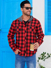 Load image into Gallery viewer, 3-Pack Flannel Hoodie Shirts

