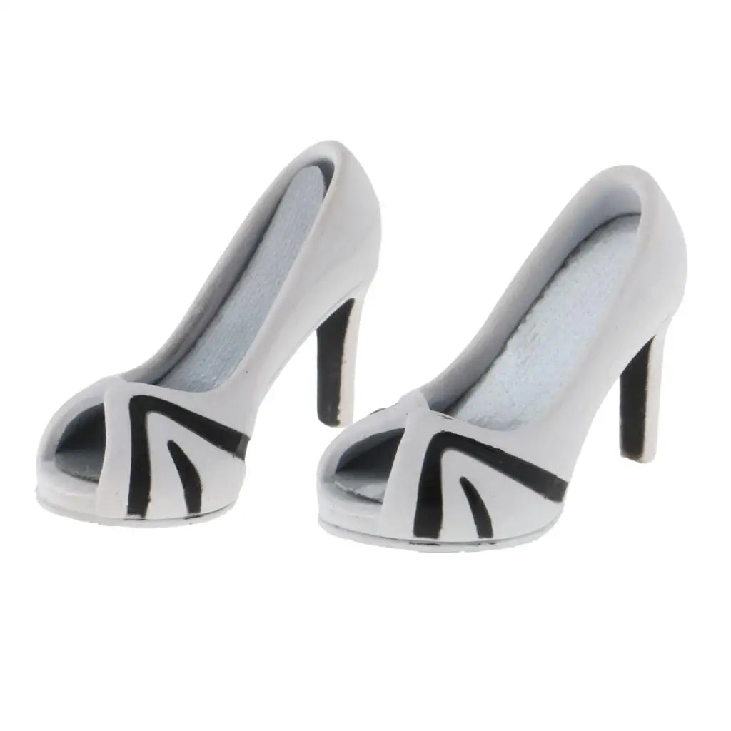 1/6 Scale Stilettos High Heels Shoes Sandals Model for 12Inch Dress up Costume