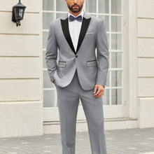 Load image into Gallery viewer, Slim One Button Suit Set
