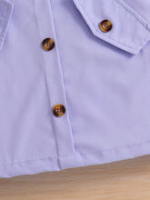 Load image into Gallery viewer, Girls’ Elegant Lace-Collar Top &amp; Suspender Skirt Set
