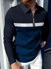 Load image into Gallery viewer, Geo Zip Polo
