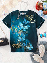 Load image into Gallery viewer, Butterfly Graphic Knit Tee
