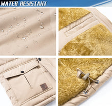 Load image into Gallery viewer, Men’s Heavy-Duty Windproof Winter Parka with Detachable Hood
