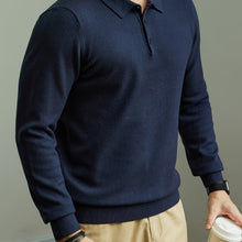 Load image into Gallery viewer, Button Lapel Knit Pullover
