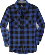 Load image into Gallery viewer, Mens Button down Shirts Regular Fit Long Sleeve Casual Plaid Flannel Shirt
