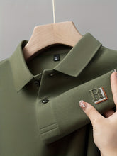 Load image into Gallery viewer, Embossed Alpha Knit Polo
