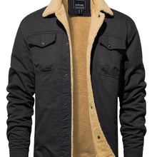 Load image into Gallery viewer, Men’s Cotton Cargo Winter Jacket
