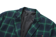Load image into Gallery viewer, Plaid Summer Woven Blazer
