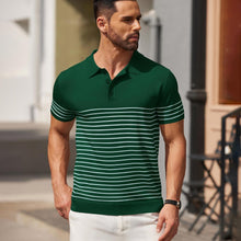 Load image into Gallery viewer, Striped Slim Polo
