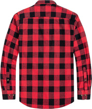 Load image into Gallery viewer, Men&#39;S Flannel Plaid Shirts Long Sleeve Regular Fit Casual Button down Checkered Buffalo Plaid Shirt for Fall Winter
