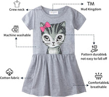 Load image into Gallery viewer, Little Girls Cotton Dresses Holiday Cute Cartoon Prints
